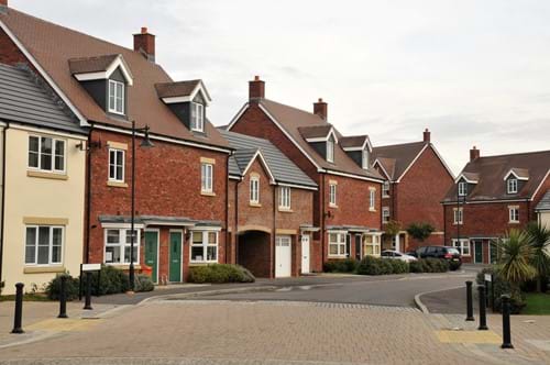 A photo of a new housing estate