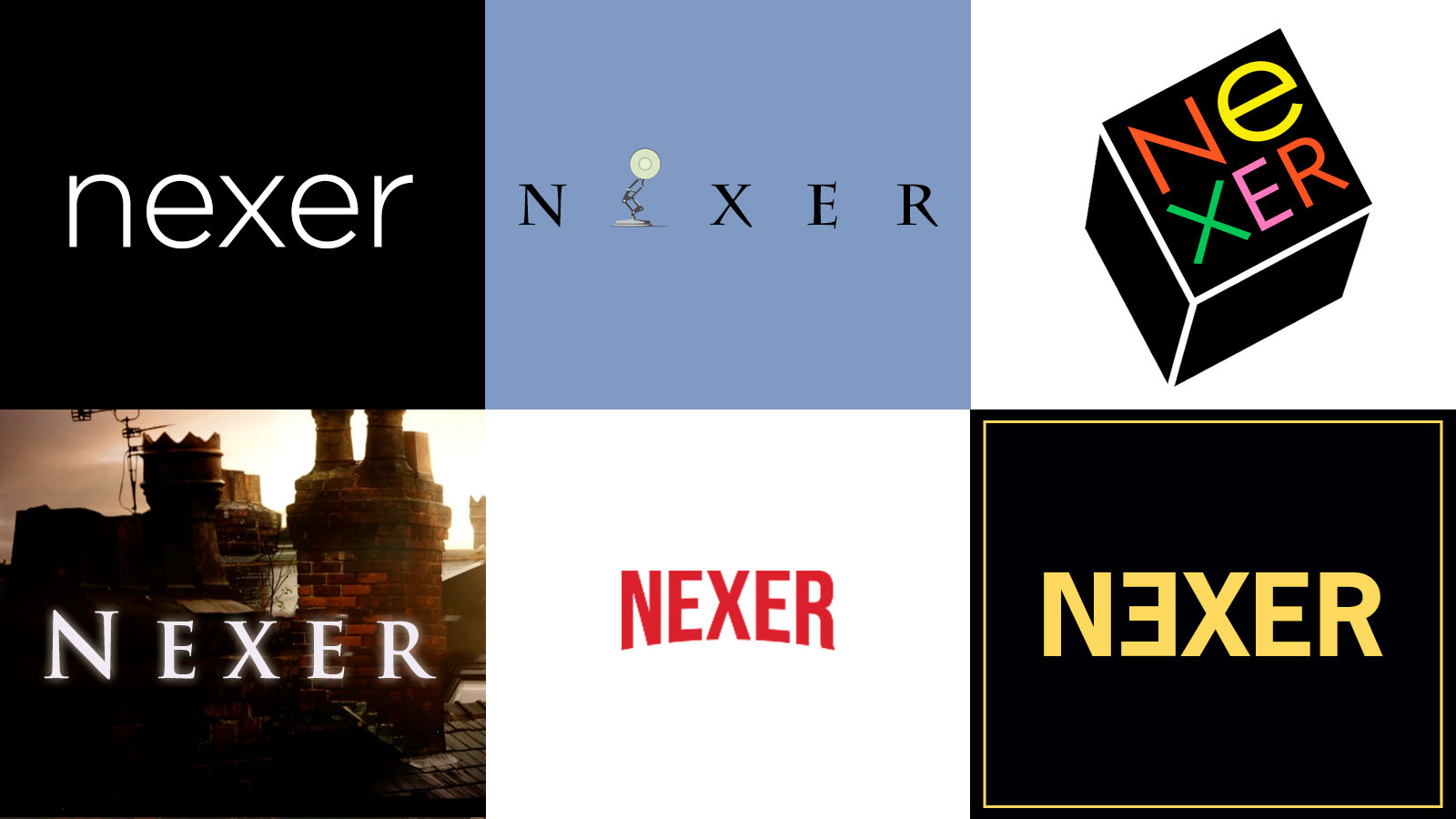 Nexer logo mockups