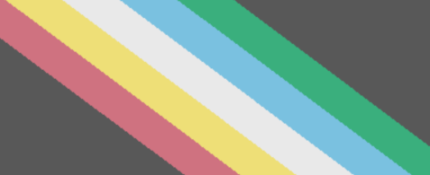 Visually safe Disability Pride flag
