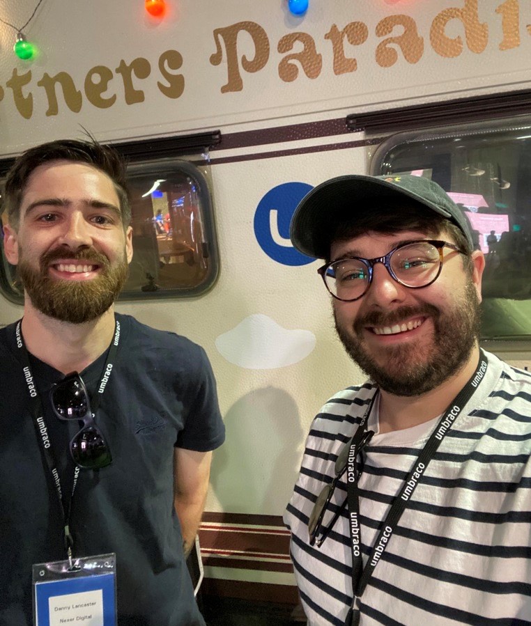 Selfie of Danny and Rick